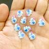 100PCS Mini Elephant Decor for Dollhouse Resin Tiny Elephant for Crafts Micro Miniature Elephants for Fairy Garden Dollhouse Micro Landscaping Decoration view 2
