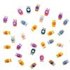 100PCS Mini Owl Decor for Dollhouse Resin Tiny Owl for Crafts Micro Miniature Owls for Fairy Garden Dollhouse Micro Landscaping Decoration view 3
