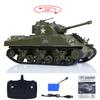 TOUCAN RC HOBBY HengLong RC Battle Tank Sherman M4A3 1/30 Scale 3841 IR Battle Radio Control Tanks Model,US in Stock view 3