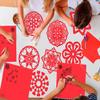 30PCS/40PCS Chinese Paper Cutting Kit for Window Decoration Spring Festival Chinese New Year Celebration Activity, Creative Handmade Paper-Cut view 2