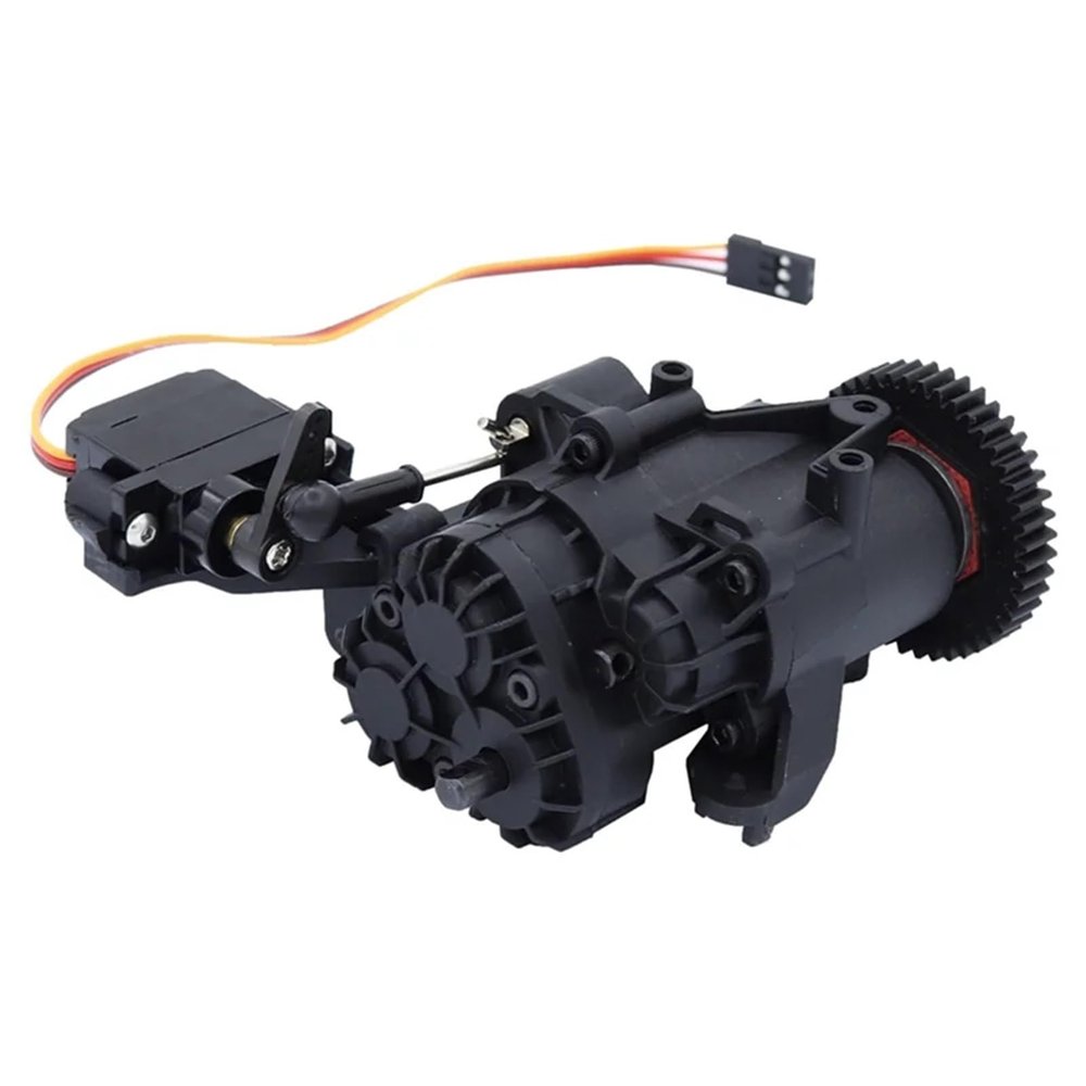 2 Speed Transmission Gearbox with Internal Gears and Servo for 1/10 RC Crawler for TRAX-XAS TRX4 TRX6 Upgrade Parts