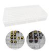 1/64 Model Car Wheel Storage Box Organizer Compact Gift Idea Acrylic Display Case Dustproof for Collectors Kids Adults Boys, 64 grid view 2