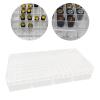 1/64 Model Car Wheel Storage Box Organizer Compact Gift Idea Acrylic Display Case Dustproof for Collectors Kids Adults Boys, 64 grid view 3