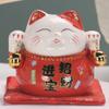3.5" Ceramic Fortune Cat Ornament Opening Store Cashier Gift Piggy Bank-A3 view 1