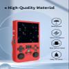 Case for R36MAX Retro Handheld Game Console, Sillence Material,Shock-Absorbing and Anti Drop Protection Soft Shell,RED. view 3
