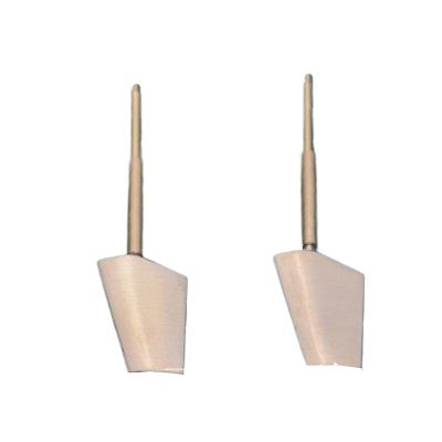 1/72 JMSDF PT-15 Torpedo Boat Brass Rudder Set, RC Conversion Upgrade for Scale Model Ships (Pair)