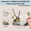 Soulpons 2D Flat Acrylic Rotating Ants On Leaf Welcome Sign for Miniature Forest Decor Home Party Garden with Scratch Resistant and Water Resistant Protective Film view 3