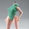 1/12 Scale Female Clothes Zipper Tight Bodysuit for 6-inches Action Figure Body Doll, Female Action Figure Turtleneck Sleeveless Jumpsuit Clothing 1/12 Doll Costume Accessory (Green) view 4