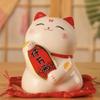 4.5" Ceramic Fortune Cat Ornament Opening Store Cashier Gift Piggy Bank-A18 view 1