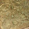 Primitives by Kathy Sea Creatures Journal, embossed vintage sea creatures design, textured faux leather, patina finish, 160 unlined pages, open spine binding lays flat, for writing, sketching, beach themed gift view 2