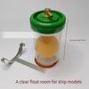 Fast Shift Ratio Transparent Float Chamber for RC Boats, High-Visibility Fuel Bowl for Racing Models, Marine Accessory view 2
