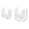 Totority 20mm DC Motor Mount Bracket 20pcs Secure Adjustable Holder for RC Cars, DIY Toys & Robotics Projects - Easy Installation & Universal Fit view 3