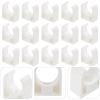 Totority 20mm DC Motor Mount Bracket 20pcs Secure Adjustable Holder for RC Cars, DIY Toys & Robotics Projects - Easy Installation & Universal Fit view 4