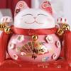 8.5" Ceramic Fortune Cat Ornament Opening Store Cashier Gift Piggy Bank-A7 view 1