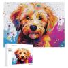Puzzles for Adults 1000 Pieces - Golden Doodle Puppy Dog Teddy Funny Jigsaw Puzzles Learning & Funny Educational Game Gift view 1