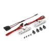 FLMLF CNC Metal Brake Light Rear Taillight Lamp Kit Silver for 1/5 Losi 5ive-T RV LT Km X2 RC CAR Parts view 1
