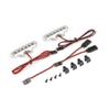 FLMLF CNC Metal Brake Light Rear Taillight Lamp Kit Silver for 1/5 Losi 5ive-T RV LT Km X2 RC CAR Parts view 3
