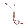 12A Brushed ESC for RC Boats, 1S 3.7V 8520 N30 130, Boosted BEC to 5V, One-Way Speed Controller with Fail-Safe Protection view 1