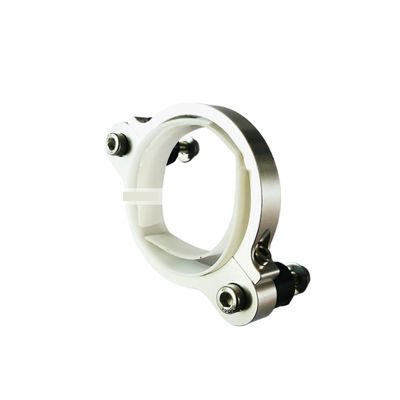 51mm Exhaust Pipe Mount for RC Boats, Horizontal Mounting Bracket with M5 Rubber Dampers, High-Performance Marine Accessory