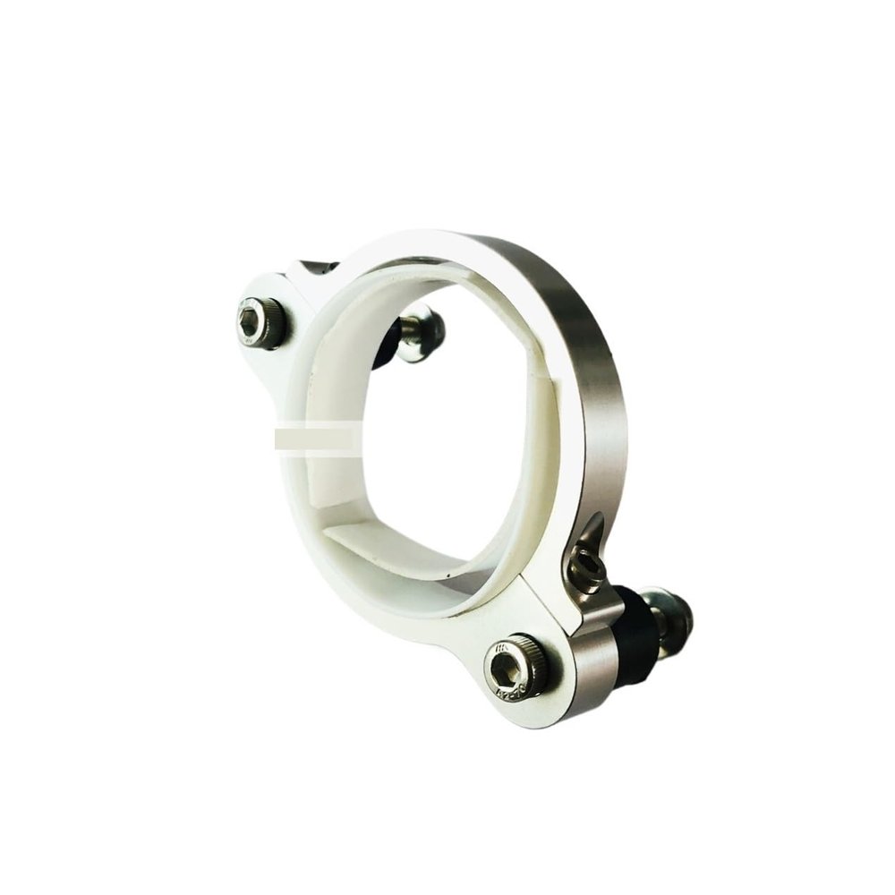 51mm Exhaust Pipe Mount for RC Boats, Horizontal Mounting Bracket with M5 Rubber Dampers, High-Performance Marine Accessory