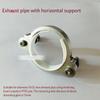 51mm Exhaust Pipe Mount for RC Boats, Horizontal Mounting Bracket with M5 Rubber Dampers, High-Performance Marine Accessory view 2