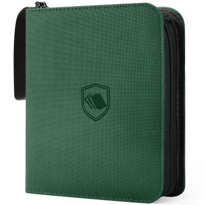 1200 Pockets Trading Card Binder, PU Cover Zipper Card Collection Album, Sturdy Card Folder Holder for MTG, TCG, Game Cards, Sports Cards
