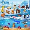 HOGOKIDS 24 Pack Valentines Party Favors for Kids  1000 PCS Mini Animals Building Block Toy Set for Valentines Day Goodie Bag Stuffers Classroom Prizes Birthday Gifts for Kids Ages 6+ view 2