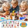 HOGOKIDS 24 Pack Valentines Party Favors for Kids  1000 PCS Mini Animals Building Block Toy Set for Valentines Day Goodie Bag Stuffers Classroom Prizes Birthday Gifts for Kids Ages 6+ view 3