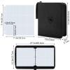 1200 Pockets Trading Card Binder, PU Cover Zipper Card Collection Album, Sturdy Card Folder Holder for MTG, TCG, Game Cards, Sports Cards view 2