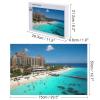 Wooden Puzzle - Palm Beach Aruba Landscape Jigsaw Puzzle 1000 Pieces Puzzles for Adults Child Puzzles Challenge Educational Fun Family Games Toy Birthday Gift view 2