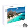 Wooden Puzzle - Palm Beach Aruba Landscape Jigsaw Puzzle 1000 Pieces Puzzles for Adults Child Puzzles Challenge Educational Fun Family Games Toy Birthday Gift view 4