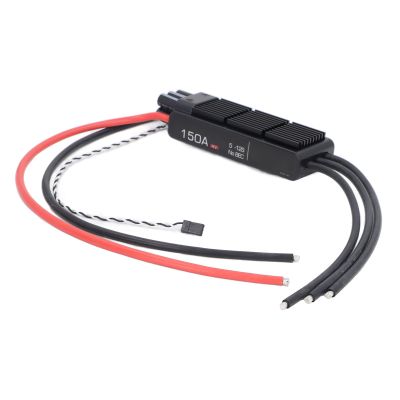 150A RC Drone ESC 5-12S, Brushless Electronic Speed Controller Lightweight Voice Mode Programming Options for Fixed Wing Aircraft and Helicopters