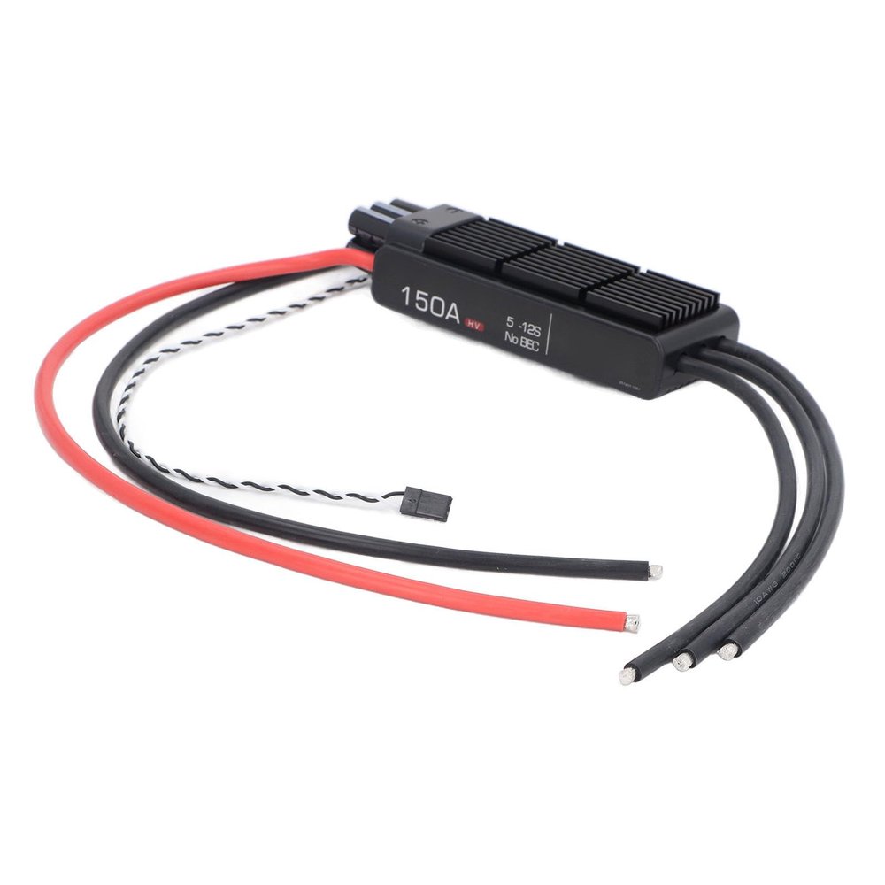 150A RC Drone ESC 5-12S, Brushless Electronic Speed Controller Lightweight Voice Mode Programming Options for Fixed Wing Aircraft and Helicopters
