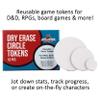 Apostrophe Games Dry Erase Tokens - 52 Reusable Board Game Pieces (1", 2" & 3"), DIY, RPG  Create Your Own Custom Tiles view 3