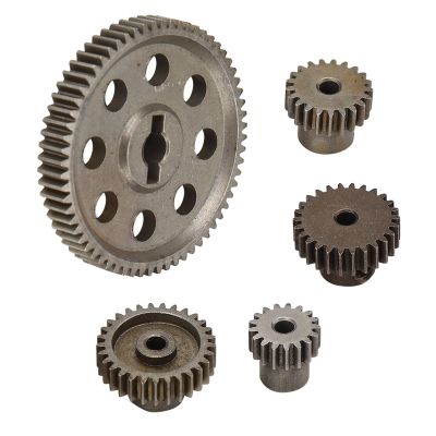 Differential Main Metal Spur Gear 64T with 17T 21T 26T Gears Compatible with /10 Truck 94111 and RC Steel Construction for Enhanced Performance