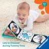 Ravensburger Play+ Tummy Time Book - Wild Animals | Dual-Sided Baby Book | Encourages Early Sensory Development view 3