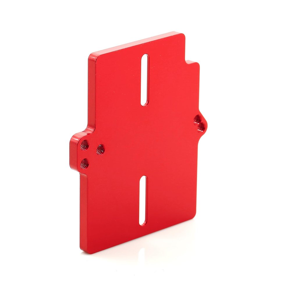 CHRCOED Aluminum ESC Mounting Plate for Traxxas Mini Maxx RC Car,Red