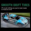Authticar Remote Control Drift Car, 2.4GHz 1:22 Scale 4WD Rechargeable Electric Vehicle with LED Lights, Racing Tires, Ideal Drifting Toy for Adults s s and Teen view 2