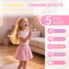 Mini Karaoke Machine with 2 Wireless Microphones for Kids Portable RGB Bluetooth Speaker Birthday Gift Toys for 3 4 5 6 7 8+ Year Old Girls Boys view 2