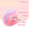 Mini Karaoke Machine with 2 Wireless Microphones for Kids Portable RGB Bluetooth Speaker Birthday Gift Toys for 3 4 5 6 7 8+ Year Old Girls Boys view 4