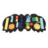 Pongnas Sensory Touch Learning Board for Toddlers Kids Interactive Felt Activity Board for Travel, Quiet Distraction view 1