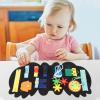 Pongnas Sensory Touch Learning Board for Toddlers Kids Interactive Felt Activity Board for Travel, Quiet Distraction view 2