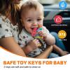 Baby Toy Car Keys - Baby Keys Toy Pretend Play with Sounds & Lights Interactive Musical Sensory Learning Toys Gifts for 1 Year Old Boys Girls Infant Toddlers Kid Age 6+ Months view 4