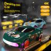 Authticar 1:64 Scales Mini RC Car, 2.4Ghz 4WD Desktop RC Drift Car, Handheld Racing Mini Vehicle with LED Lights, Rechargeable Electric Toy Birthday Gifts for Teens or Adults view 3