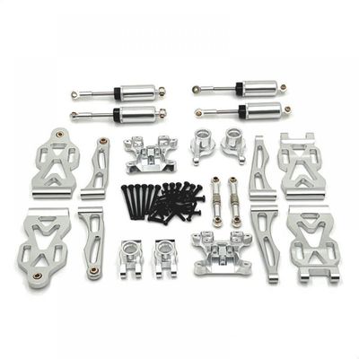 GFEJVDBI Metal Enhancement and Modification Set Compatible with SCY1 16 Series C8805 RC Vehicle Components(Silver)