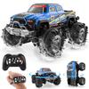 DEERC BG028 Amphibious RC Monster Truck/Boat, IPX7 Waterproof Remote Control Car W/Gesture Sensing Control, 2.4GHz 4WD RC Car W/ 360Rotation,LED Light,40mins Play RC Truck Toys for Kids Boys 6-12 view 1