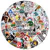 100pcs Funny Prank Meme Stickers Bulk, Snarky Meme Sticker for Kids Teens Adults, Snarky Vinyl Water Bottle Dirty Stickers Pack, Waterproof Cool Decals for Laptop Scrapbook Sarcastic Hard Hats view 1