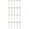 JOINPAYA 20pcs Mini Wooden Hammer Toy Natural Mallets for Boy Girl Smooth Safe Design for Hand-Eye Coordination Hands Play for Boys Girls view 1