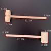 JOINPAYA 20pcs Mini Wooden Hammer Toy Natural Mallets for Boy Girl Smooth Safe Design for Hand-Eye Coordination Hands Play for Boys Girls view 2