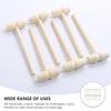 JOINPAYA 20pcs Mini Wooden Hammer Toy Natural Mallets for Boy Girl Smooth Safe Design for Hand-Eye Coordination Hands Play for Boys Girls view 3